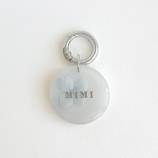 Circle Tag - Bloom (powder blue)