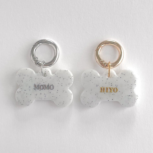 Bone Tag - Cookie Cream (silver/gold)